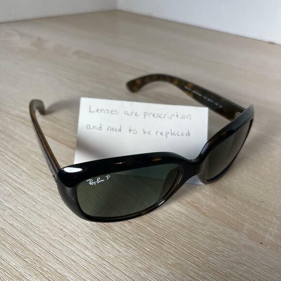 Ray-Ban JACKIE OHH RB4101 710 Cat Eye Tortoise Italy FRAMES ONLY 58-17-135 - Picture 1 of 8